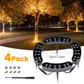 220V LED Tree Hug Lights IP65 Waterproof Outdoor Night Projection Spot Light For Home Decor Garden Park Yard Landscape Lamp Zpaxo 25cm 4Pcs