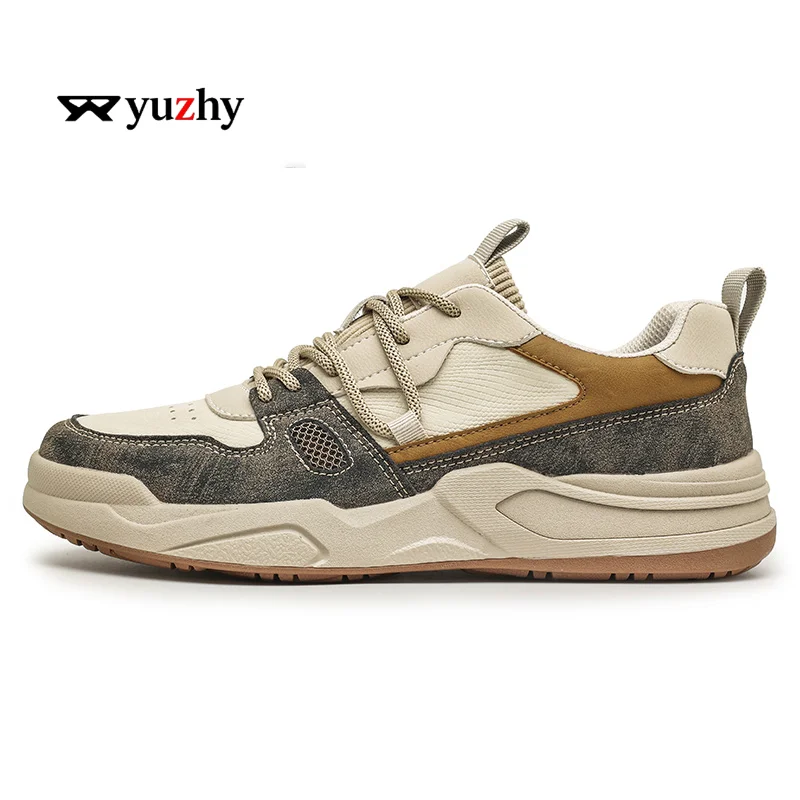 Men's Casual Sneakers Luxury Trainer Shoes Breathable Race Running