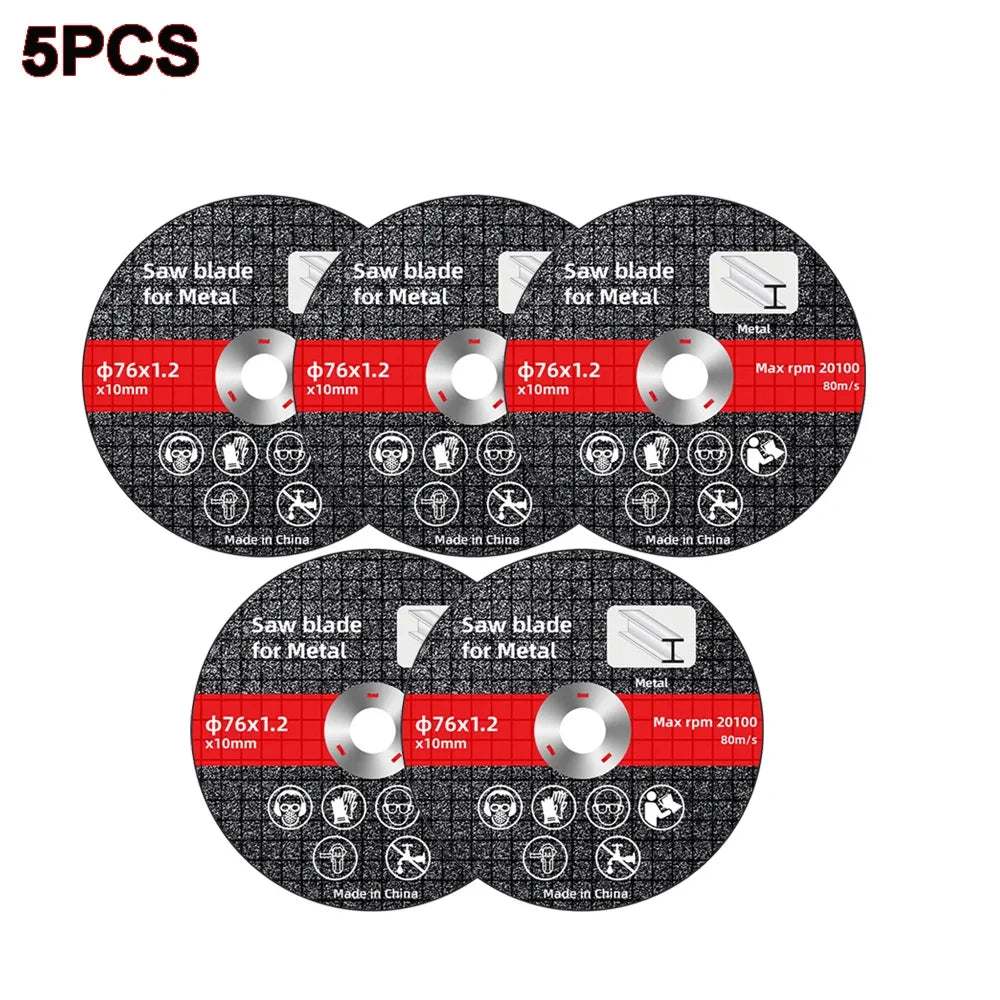 1-50PCS 76mm Metal Cutting Discs Sanding Grinding Wheels Blades Discs For Electric Angle Grinder Accessories Metal Cutter Tools Zpaxo 5PCS