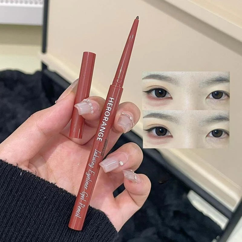 12 Colors Eyeliner Pencil Smooth Wine Red Soft Pigment Eye Liner Pen