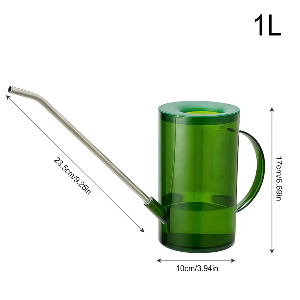 Watering Can Indoor Clear Plastic Long Spout Potted Plant Water
