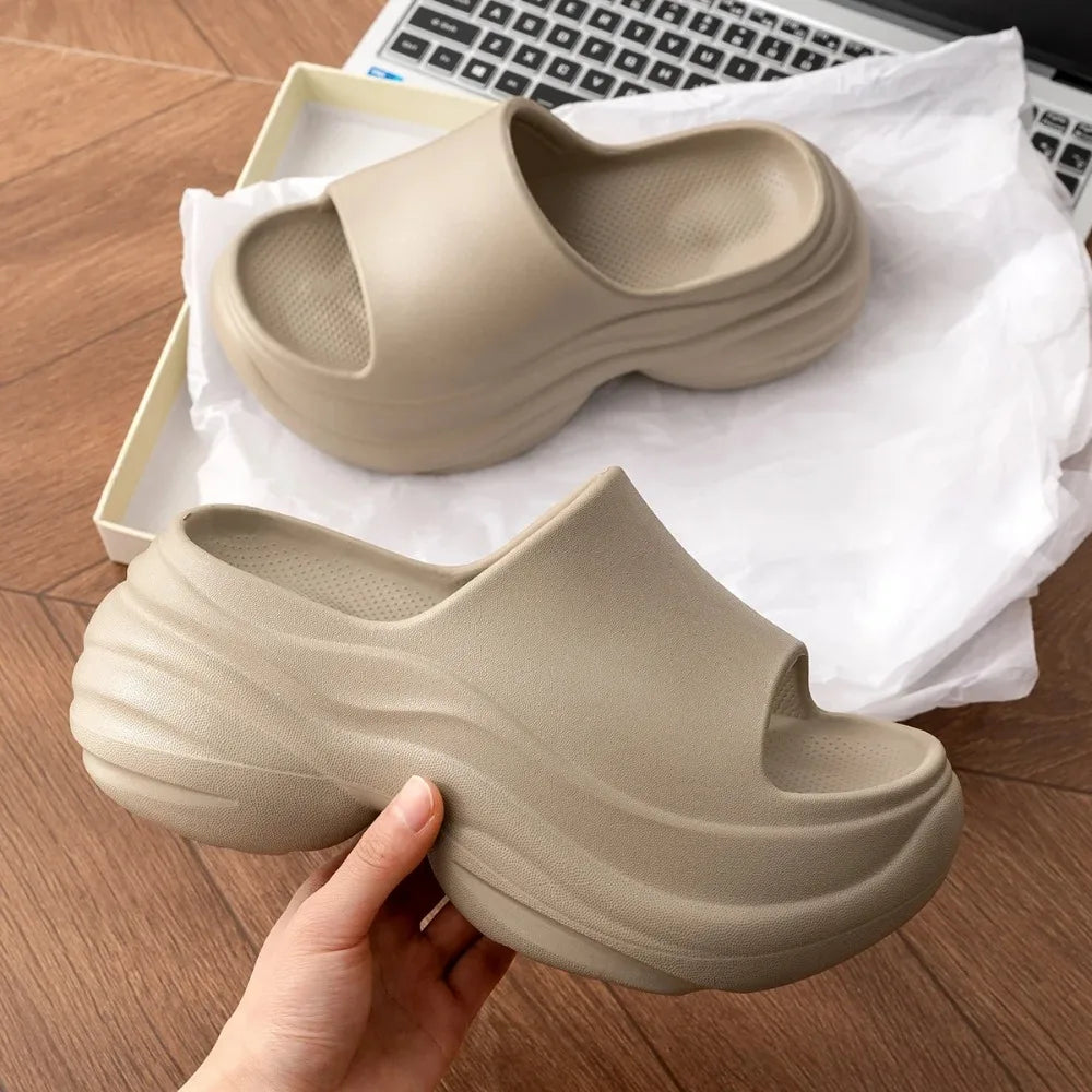 High-quality Extra-thick Casual Slippers Women Anti-slip