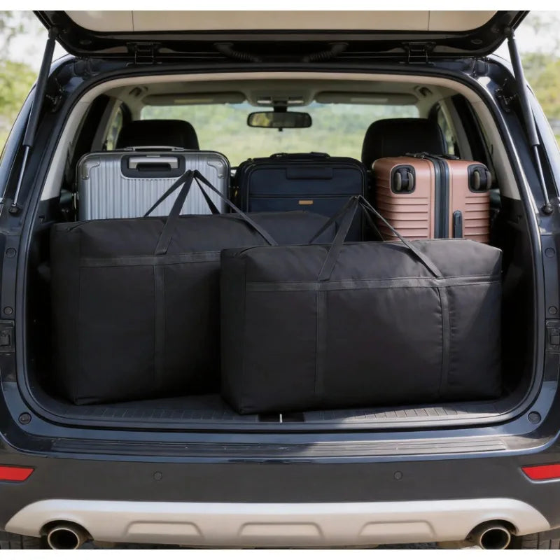 Heavy Duty Polyester Storage Bags Oversized Moving Clothes Zipper