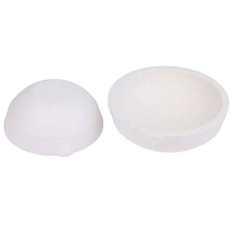 Temperature Quartz Bowl Crucible Furnace Melting Casting Refining Zpaxo