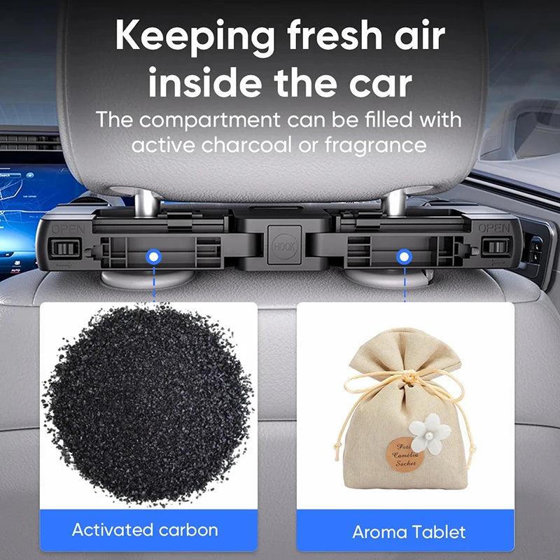 Car Headrest Neck Support Pillow Thickened Memory Foam 180 Rotating Zpaxo