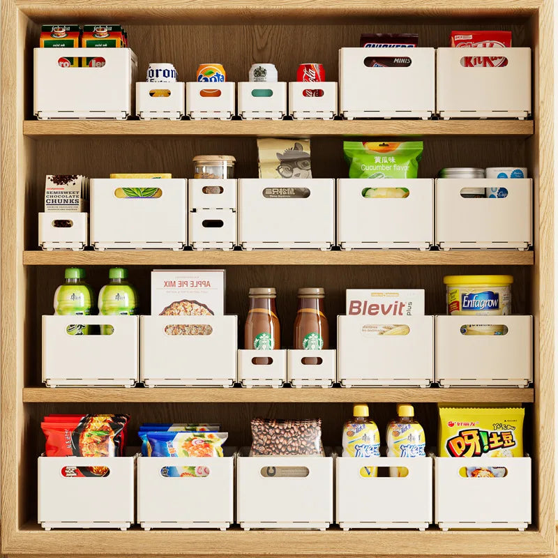 Adjustable Clothes Storage Box Closet Organizer Categorized Clothing Organizer Kitchen Cabinet Storage Bin Home Organizer Zpaxo