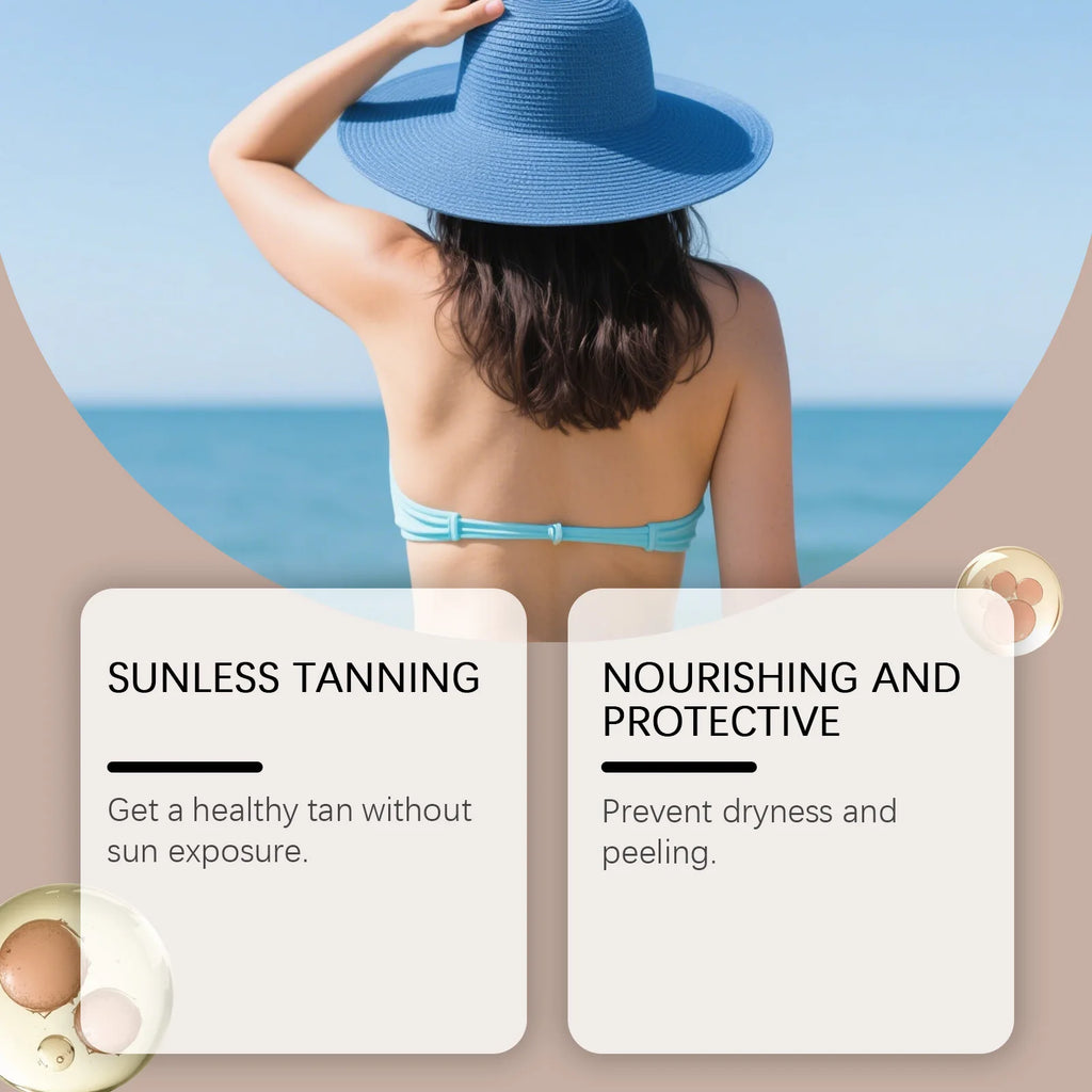 Coconut Self-Tanning Stick – Sun-Free Bronze Glow & Hydration Self-Tanning Bronzer Zpaxo