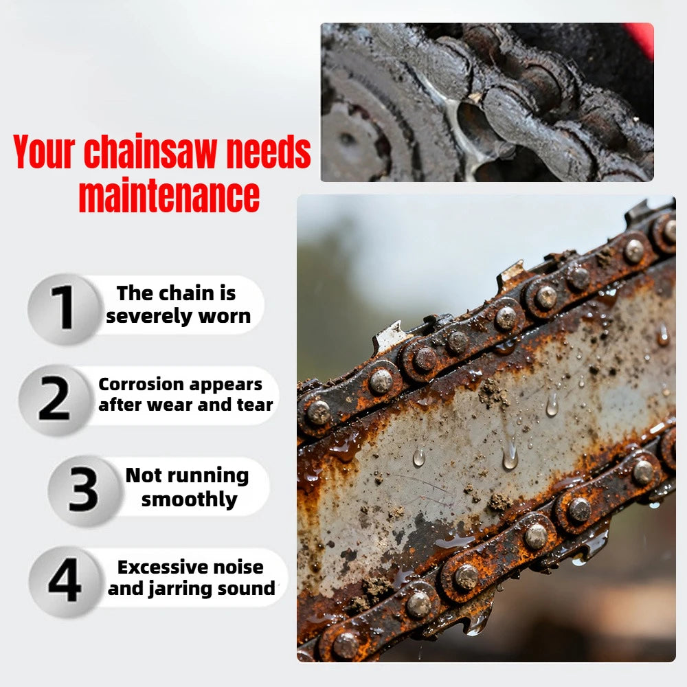 Chainsaw Lubricating Oil Motorcycle Bicycle Chains Lube Anti Rust Deep Penetrating Lubricant Tool Lubricant for Hedge Trimmer Zpaxo