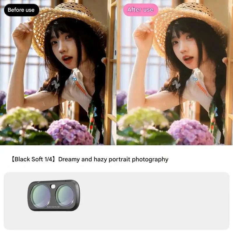652F Premium Lens Filter 360 CPL ND16 Soft Focusing Black Mist Zpaxo