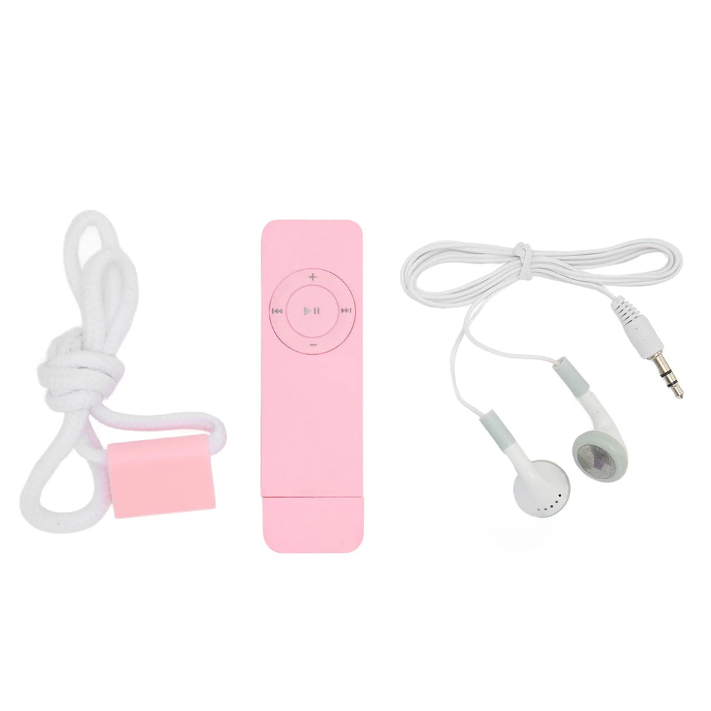 MP3 Music Player Students Mini Music Player Lossless Sound Support Up to 64GB Portable Music Player for Running Travel Zpaxo Pink