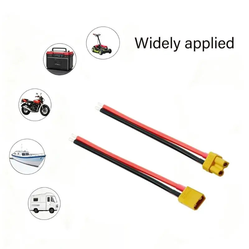 652F XT30 Plug Female Male Parallel Battery Connector 14AWG Silicone Zpaxo