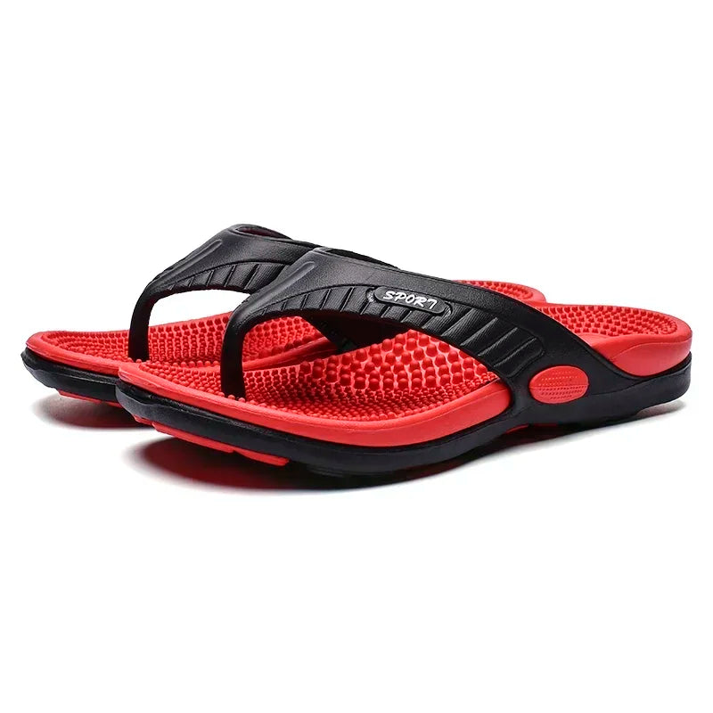 Breathable Beach Shoes Healthy Massage Soles Flip-flops Men Women