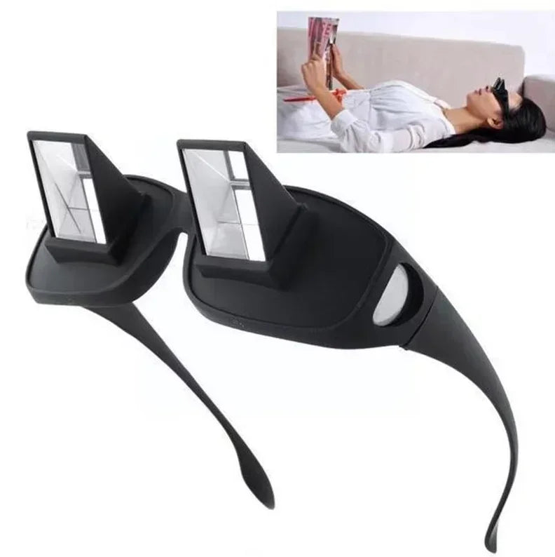 Lazy Eyeglasses Reading Glasses Prismatic Horizontal Lying Down Bed Zpaxo