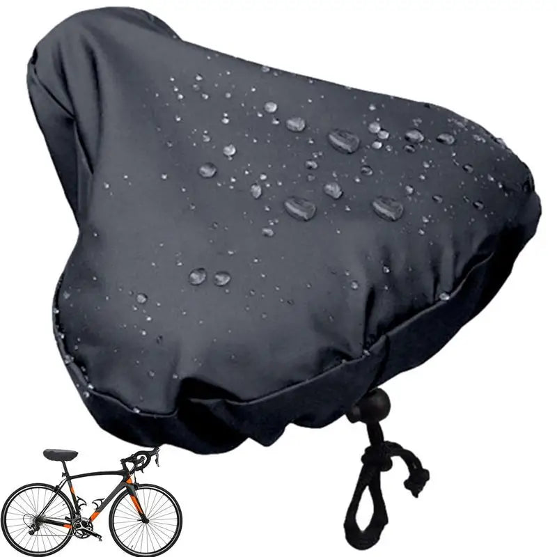Bicycle Saddle Seat Rain Cover Oxford Cloth Dust-proof Cushion