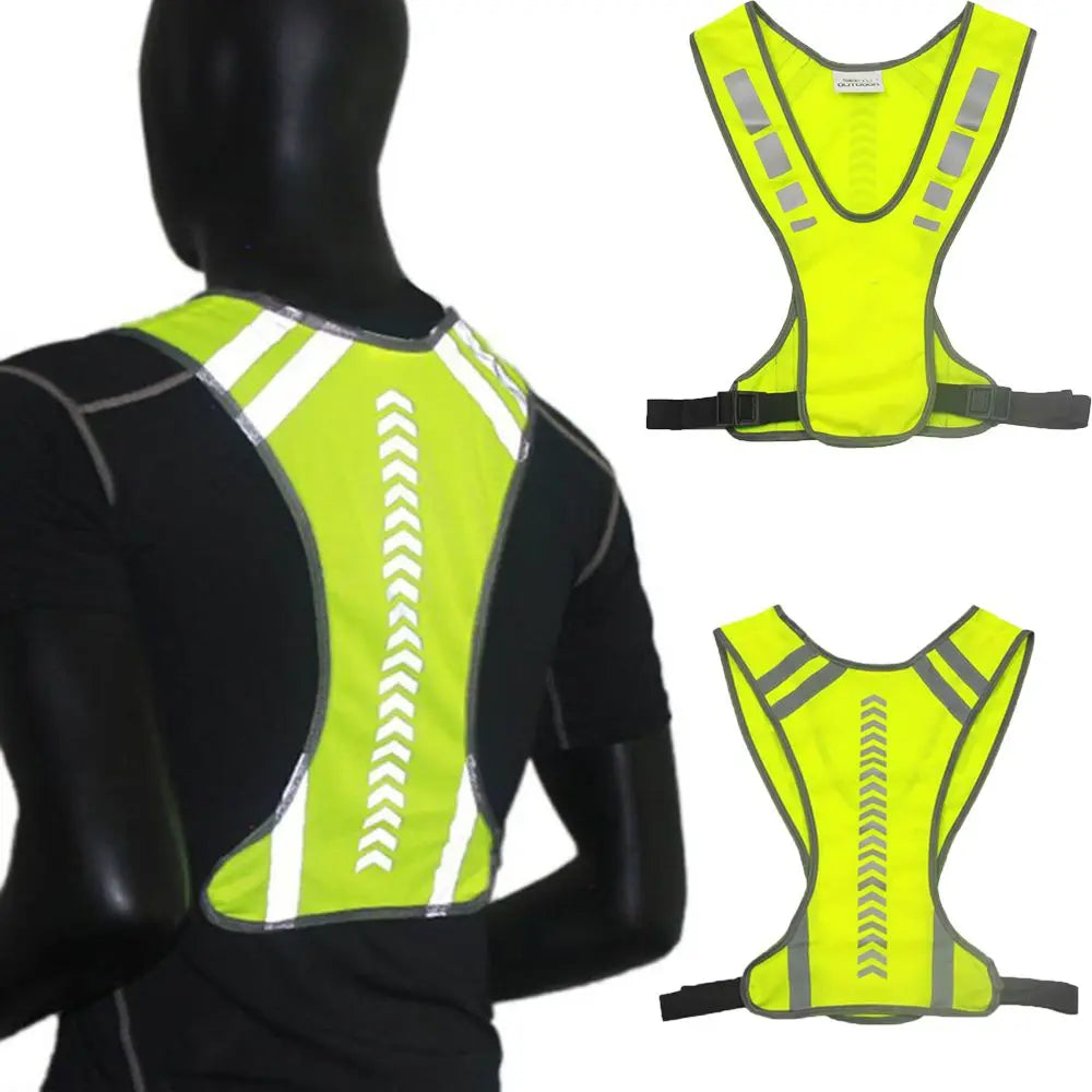 Elastic Cycling Safety Sports Bicycle Harness Night Running Jogging Zpaxo