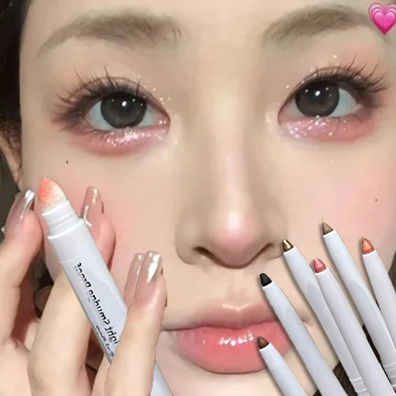 Glitte Lying Silkworm Pen Under Eye Liner Brighten Shadow Makeup