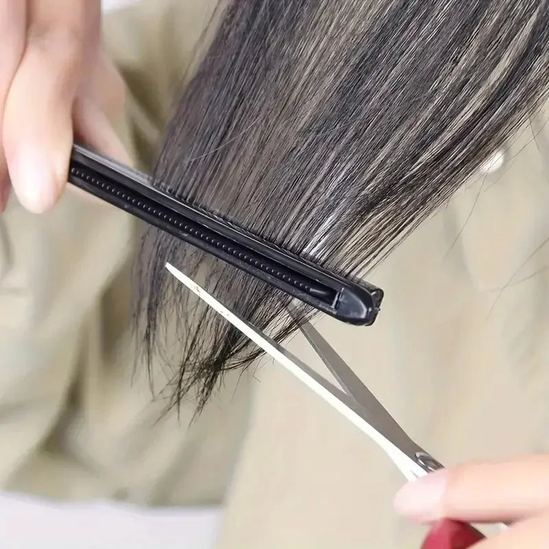 Hairdressing V-comb Messy Hair Finishing Straightening Splint Comb
