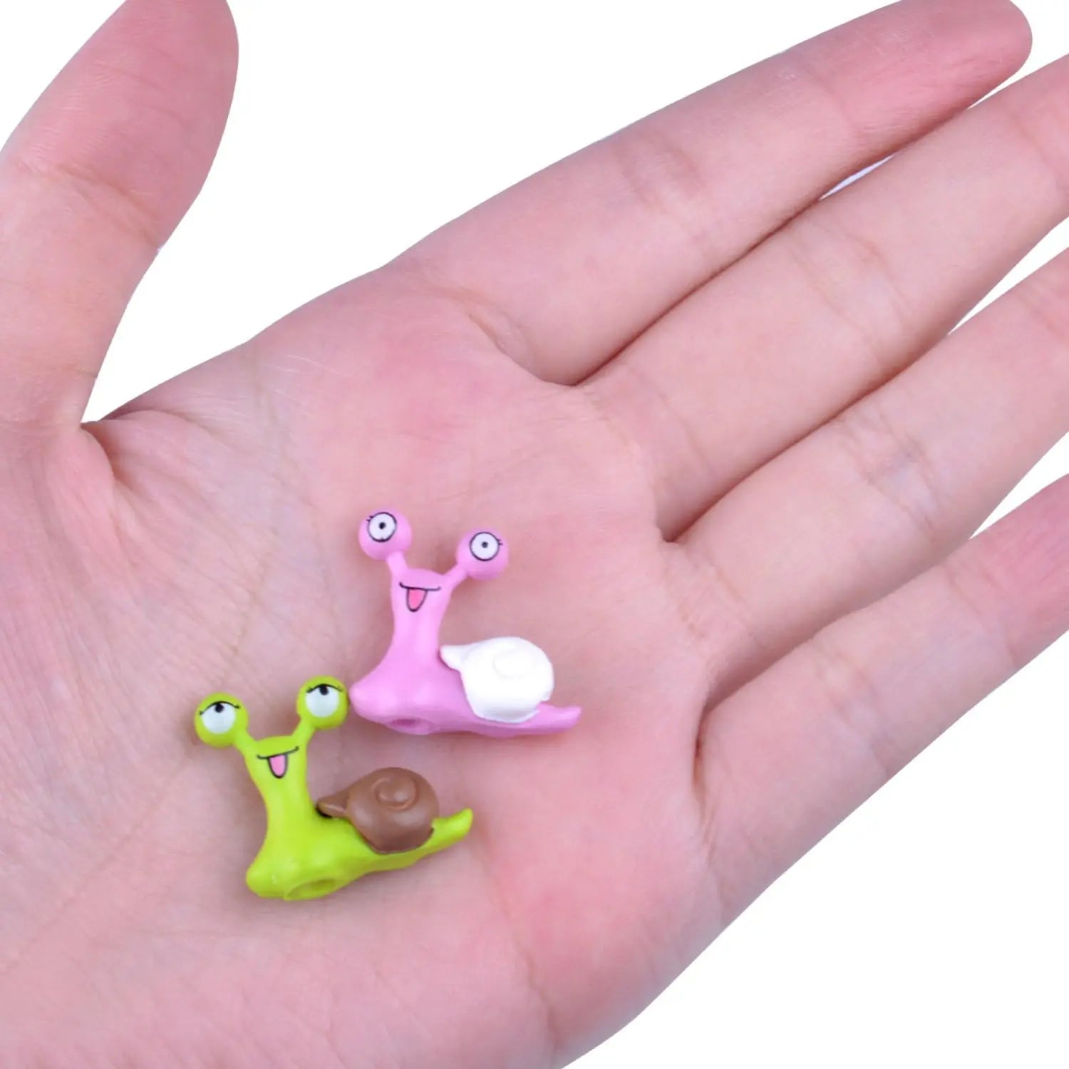 Miniature Resin Snail Figurines – Fairy Garden & Terrarium Decor