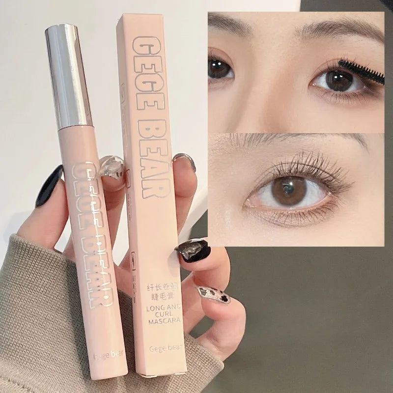 3D Silk Fiber Matte Mascara Ultra-fine Brush Waterproof Lengthens