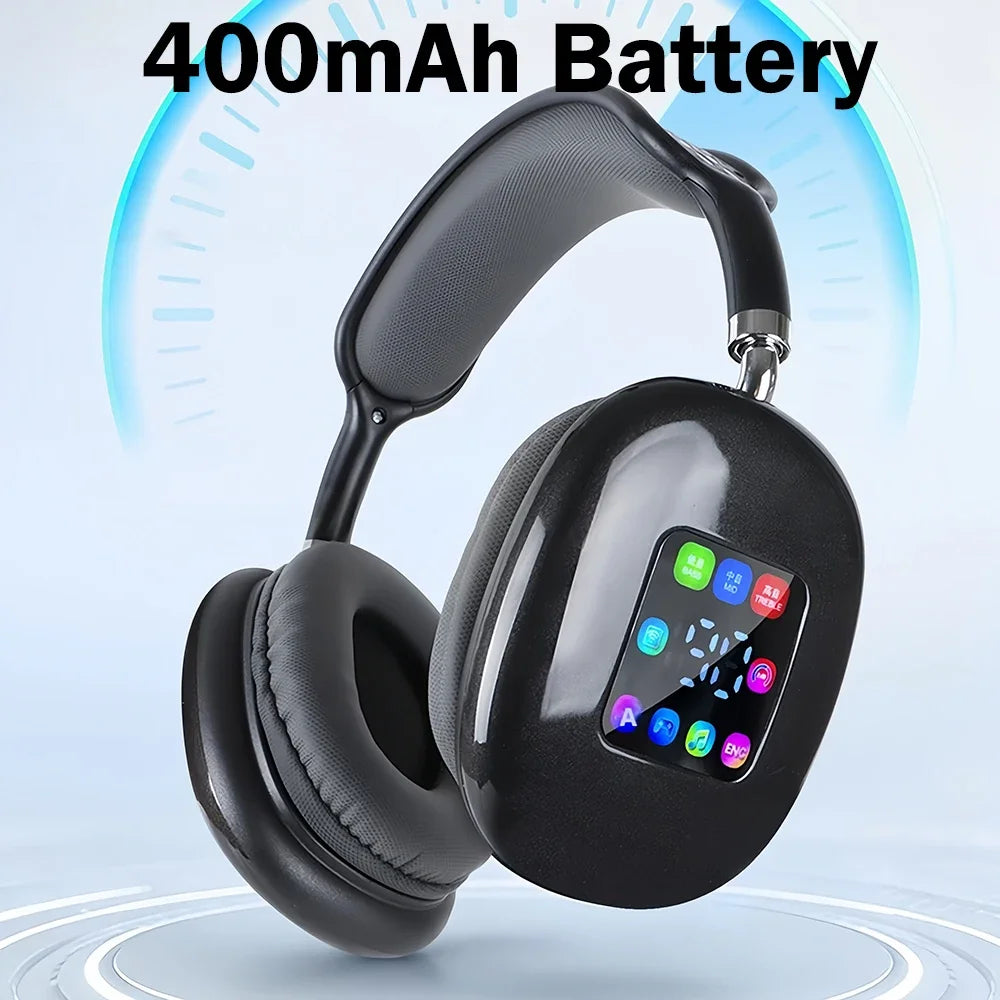 KEBIDUMEI Bluetooth 5 3 Headphones Screen ANC HIFI Stereo Wireless