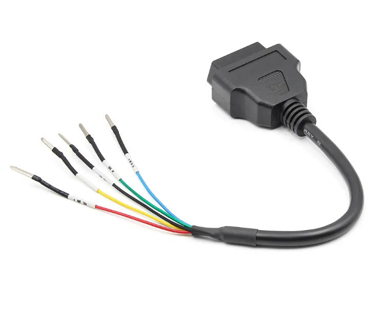 OBDII 16 Pin OBD OBD2 Female K Line CAN Jumper Tester Connector Car