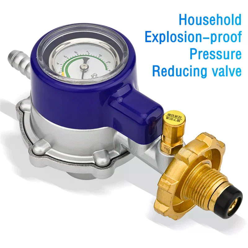 Home Use Tanks Pressure Regulator Gauge Safe Explosions Proof Valves Zpaxo