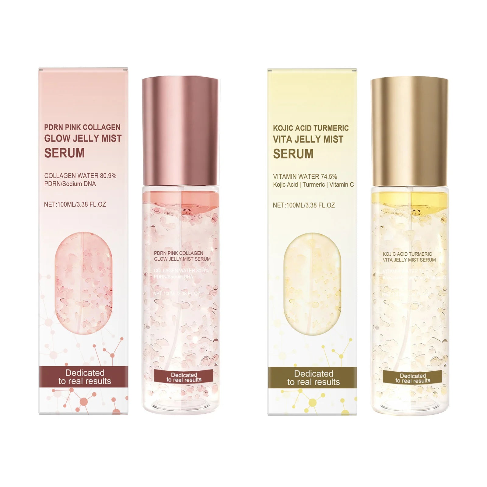Hoygi Jelly Mist Serum – Brightening & Hydrating Face Spray Face Mist Serum Zpaxo 1 Set