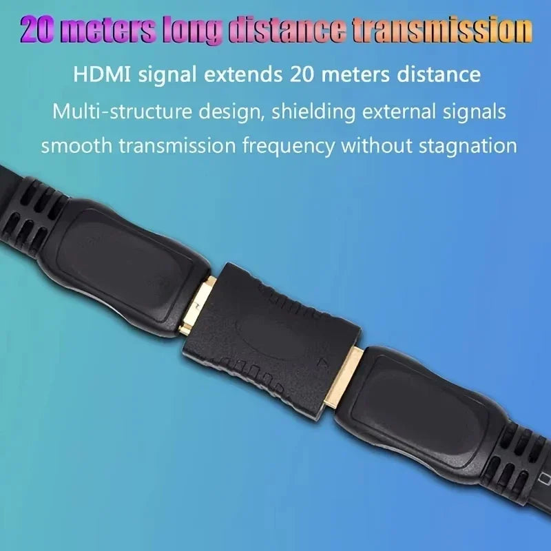 1-5PCS 4K Extender Female To Female Converter Extension Adapter For Monitor Display Laptop PS4/3 PC TV Hdmi Cable Extension Zpaxo