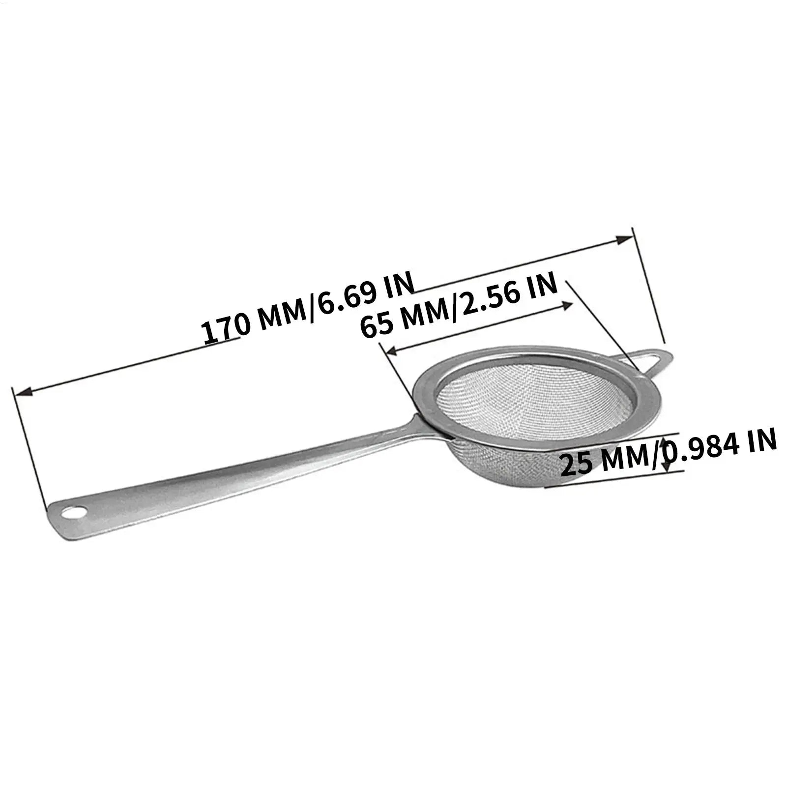 Stainless Steel Flour Duster Fine Mesh Baking Powdered Sugar