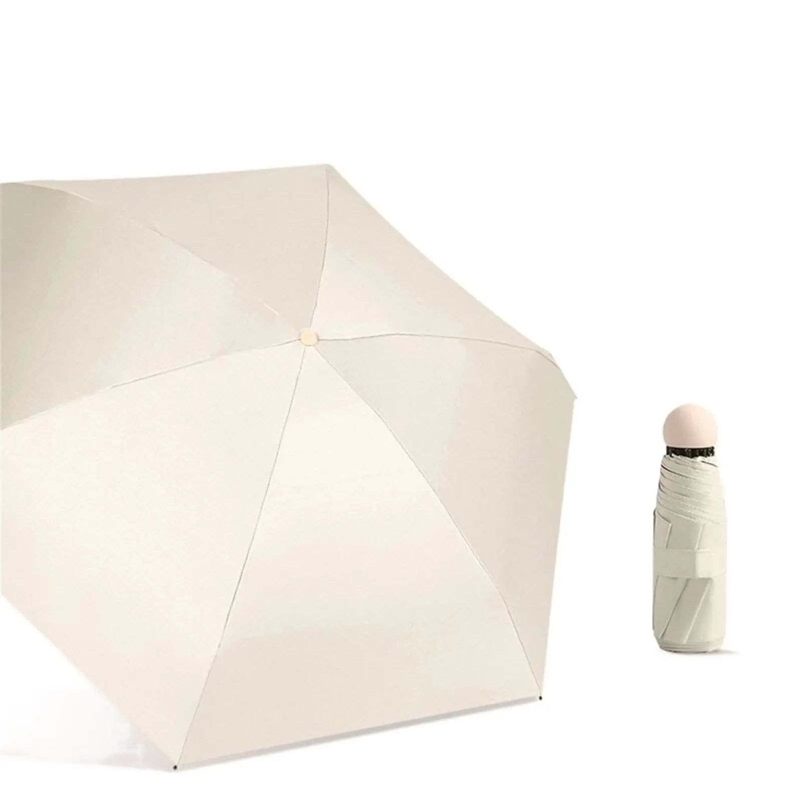 Capsule Umbrella Sunny and Rainy Dualuse Rainproof Wind-resistant Sun Protection Outdoor Traveling Portable Mini Umbrella Zpaxo