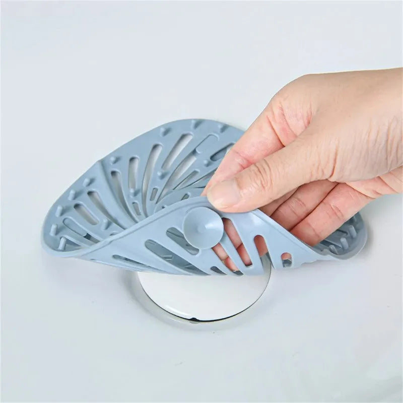 Stainless Steel Drain Hair Catcher Anti-clog Filter Cover Bathroom