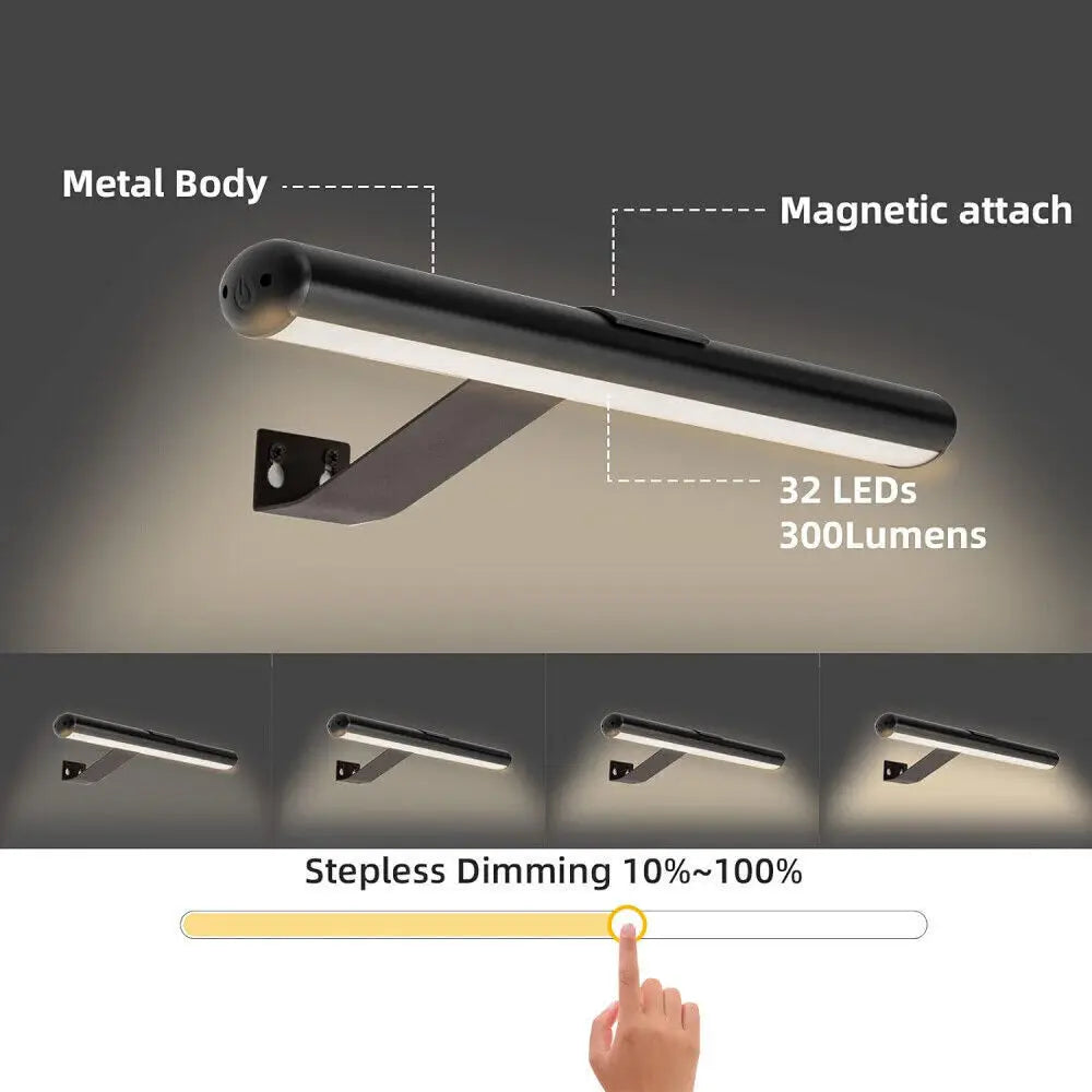 Wireless Picture Light 4000mAh Remote LED Art Wall Lamp
