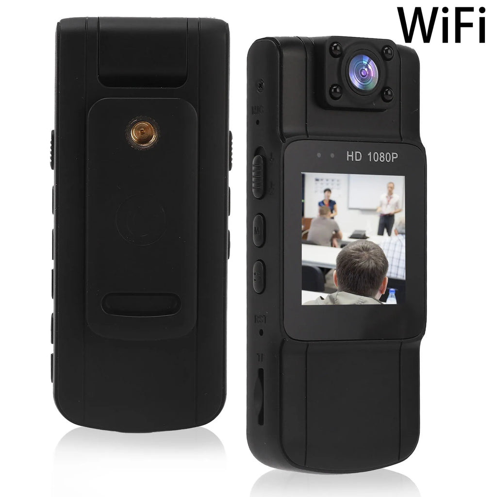 Mini Body Camera 1080P Infrared Night Vision Motion Detection 180