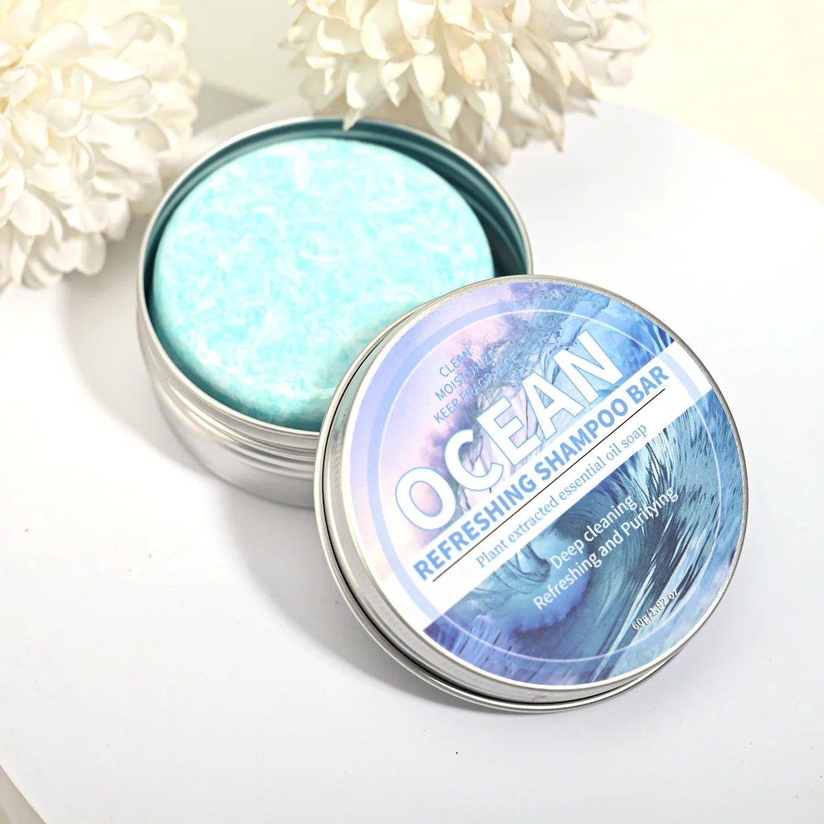Ocean Style Shampoo Bar – Deep Cleansing & Nourishing Hair Solid Shampoo Bar Zpaxo