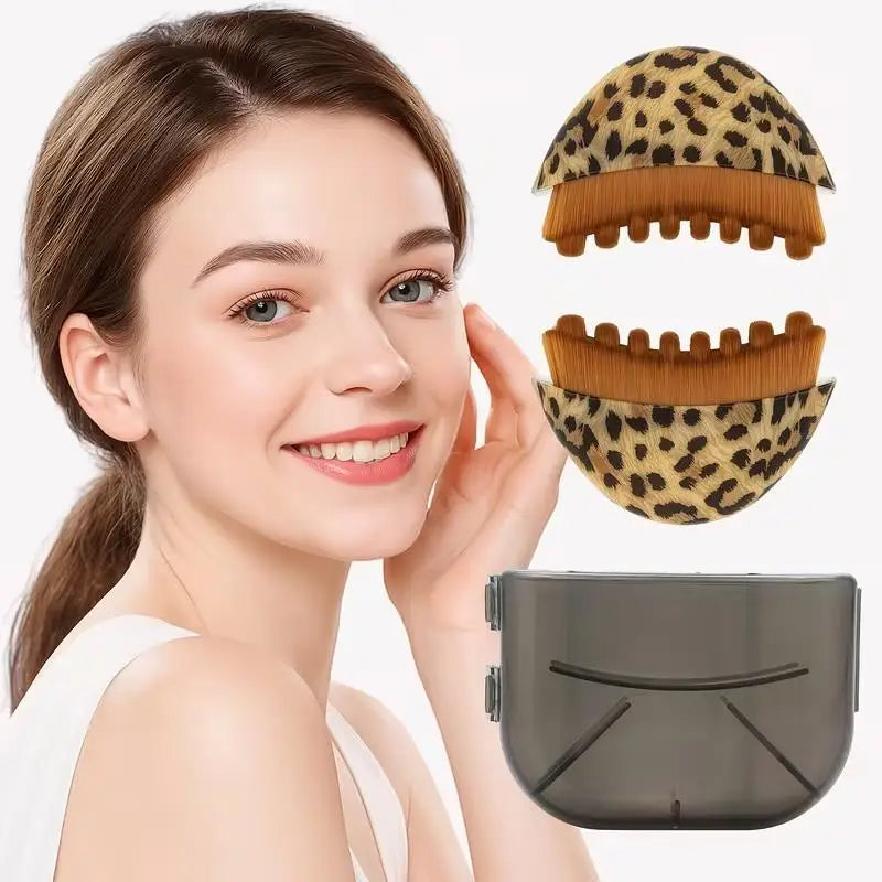 1pcs Manual Lymphatic Face Cleansing Brush – Ergonomic Dry for Chin, Jawline & Facial Sculpting Zpaxo