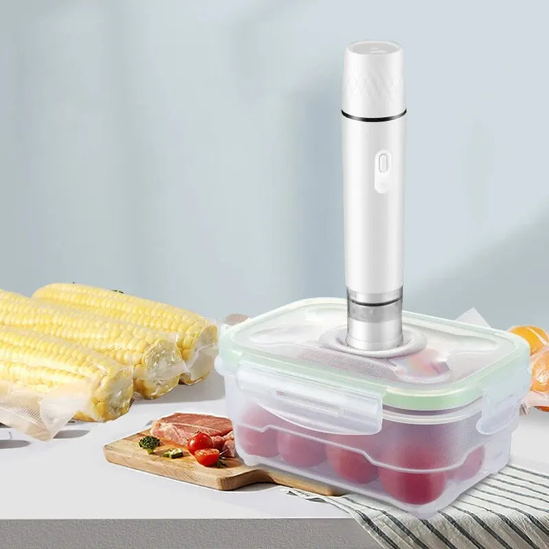 Mini Handheld Vacuum Sealer Machine Kitchen Vacuum Packer Machine Small Sealing Machine Portable USB Electric Food Vacuum Sealer Zpaxo