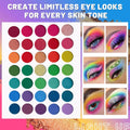65-Color Eyeshadow Palette Makeup-high Pigmented Eye Make Up Tool Zpaxo 65 colors
