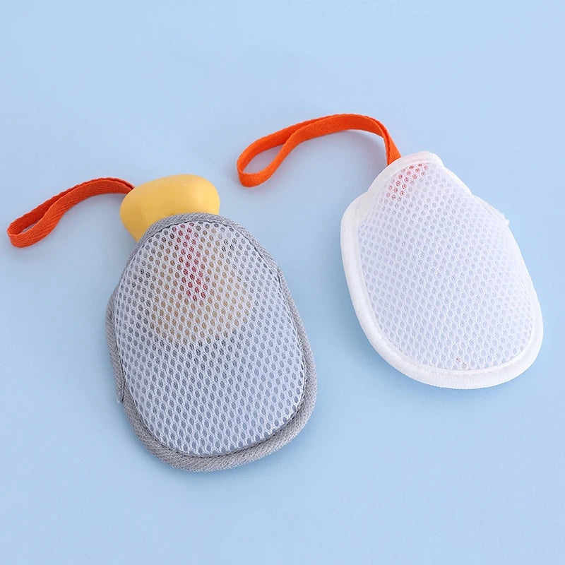 Double-Sided Foaming Soap Bag & Body Exfoliating Bath Net Exfoliating Soap Bag Zpaxo