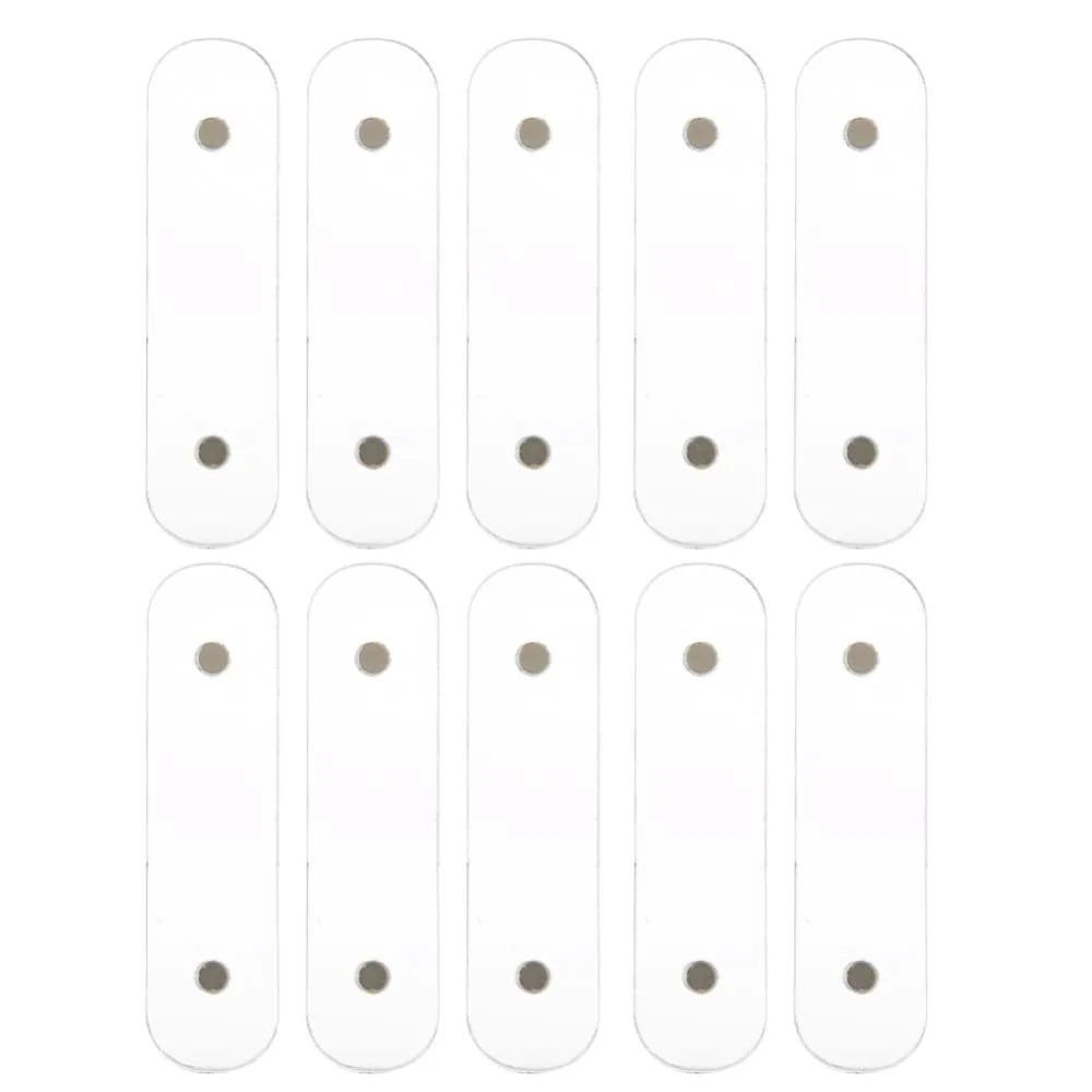 Acrylic False Nail Tips Display Stand Clear Design Magnetic Holder Zpaxo