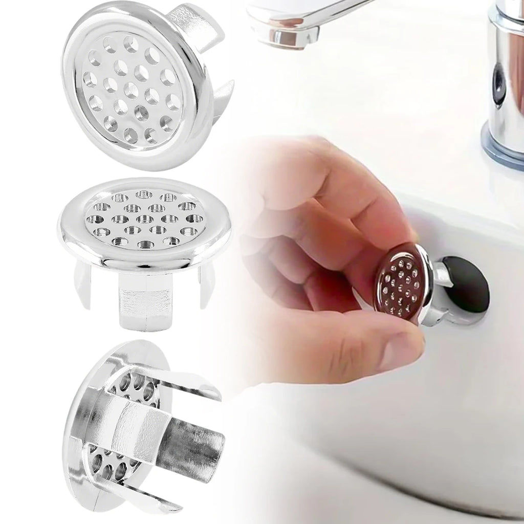 Sink Overflow Hole Cover Rings – Electroplated Basin Trim Caps