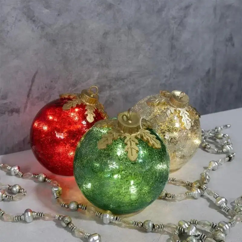 3 Christmas Display Items LED Lights Battery Operation