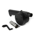 Outdoor Barbecue Fan Hand-cranked Air Blower Portable BBQ Grill Fire Bellows Tools Picnic Camping Accessories Barbeque Zpaxo black