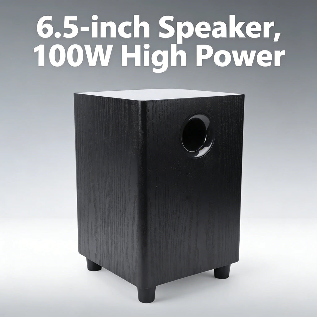 100W Home Subwoofer Independent Passive Speaker Plug Play Theater