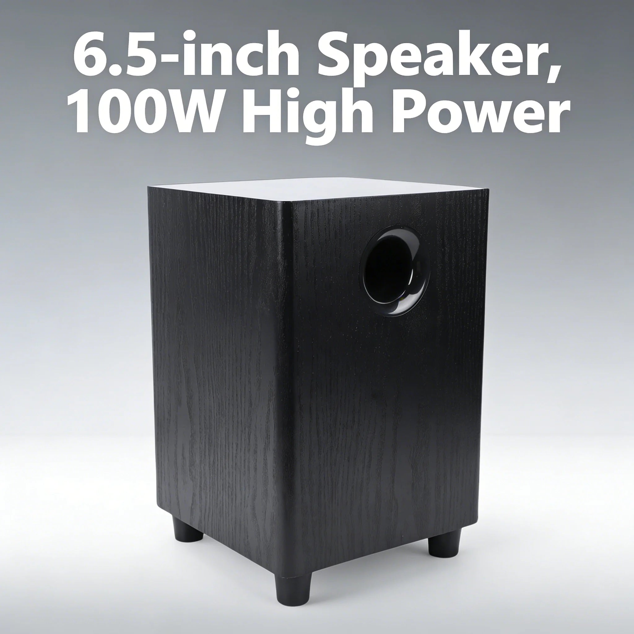 100W Home Subwoofer Independent Passive Speaker Plug Play Theater