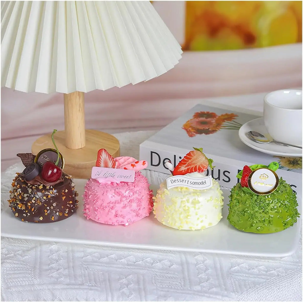 Artificial Cake Prop Mini Chocolate Model Simulated Dessert