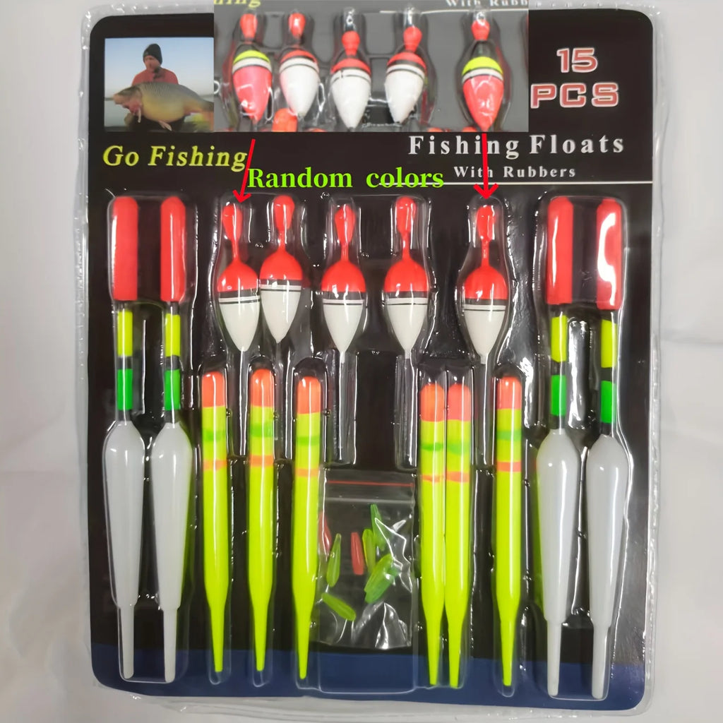 30 Go Fishing Tools Floats Sliding Float Lure Indicator Suitable Bass Zpaxo