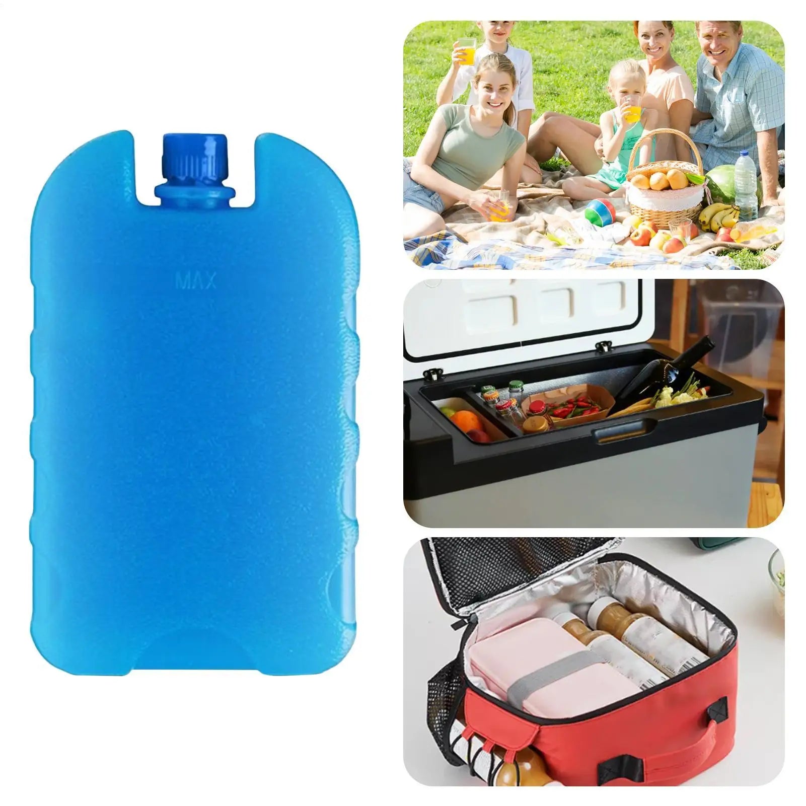 Reusable Cooler Ice Pack – Long-Lasting Portable Cold Pack Reusable Ice Pack Zpaxo