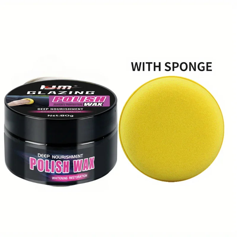 Universal Leather and Plastic Repair Polishing Wax - Automotive interior reconditioning cream for leather/plastic/rubber care Zpaxo 80g