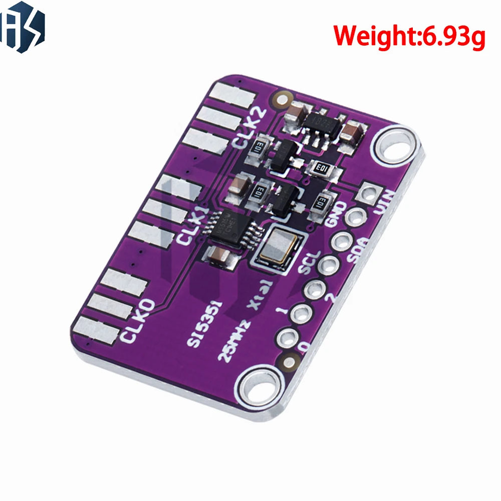 CJMCU-5351 Si5351A I²C Programmable Clock Generator Breakout – 8kHz–160MHz Low-Jitter Output, 3V–5V DC | Lab-Grade Frequency Zpaxo