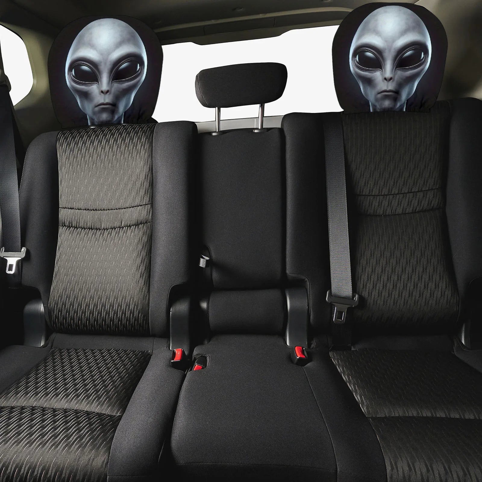 Breathable Car Seat Pillowcase Lightweight Funny Cartoon Pattern